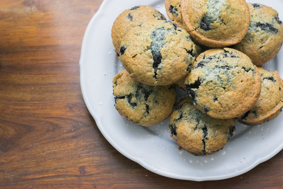 Blueberry Ginger muffins