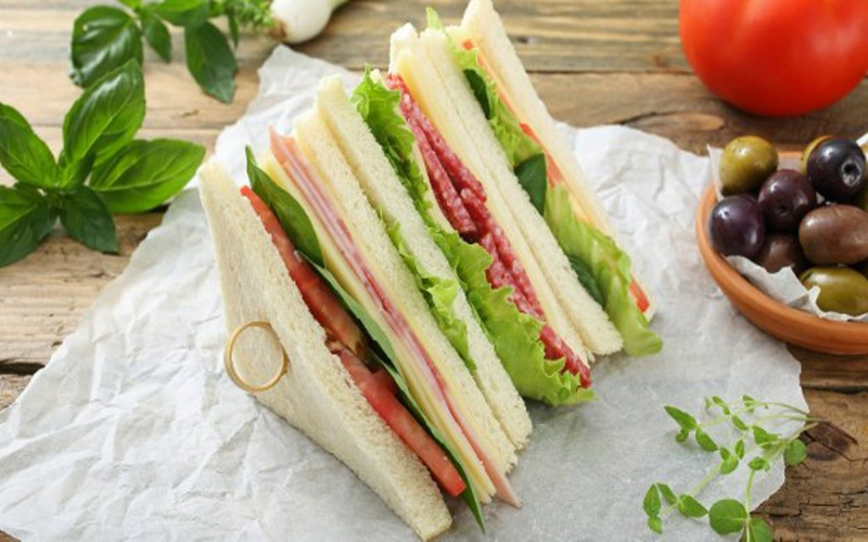 VGV Vegetable Sandwich by Vicky Ratnani