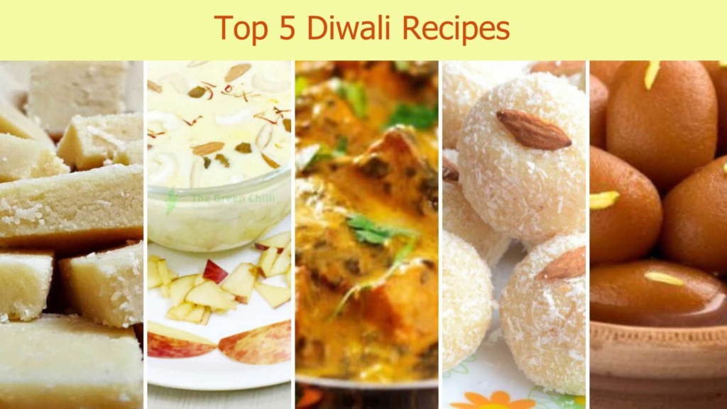 Top 5 Diwali Recipes