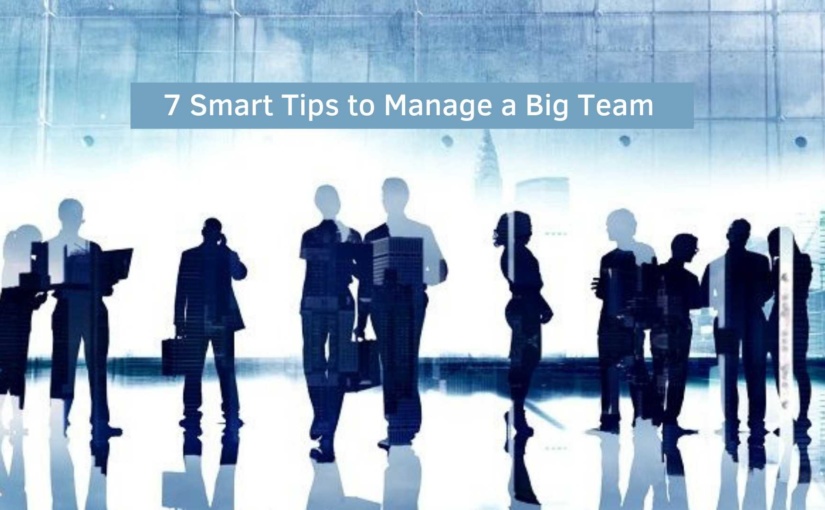 7 Smart tips to manage a Big Team