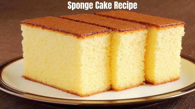 Sponge cake recipe